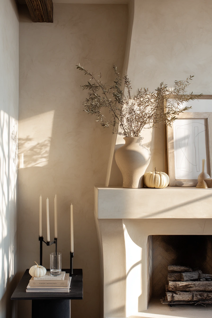 fall mantel decorating ideas 37