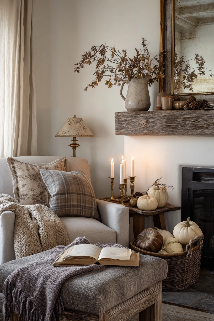 fall mantel decorating ideas 5