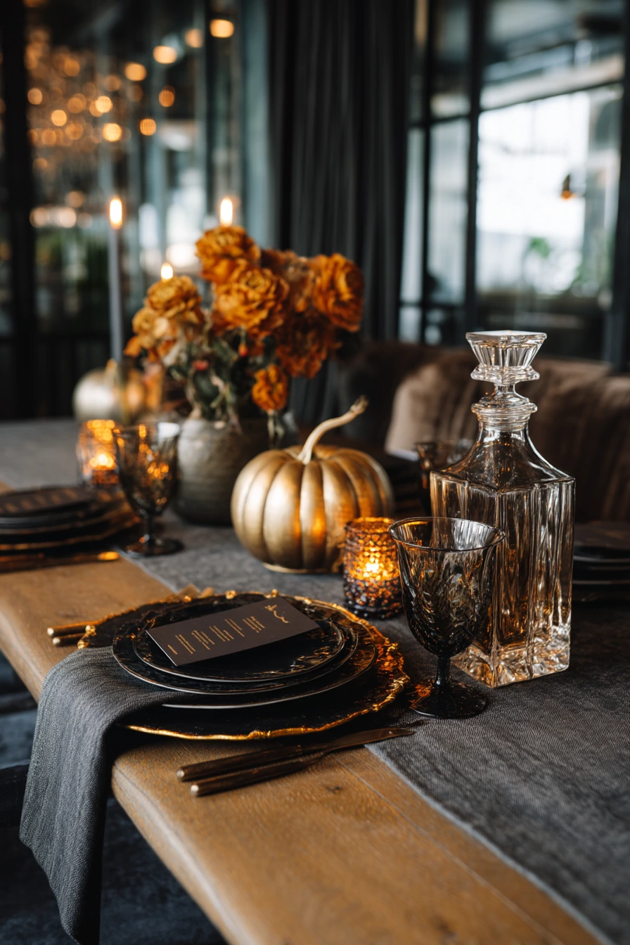 fall table decor ideas 29
