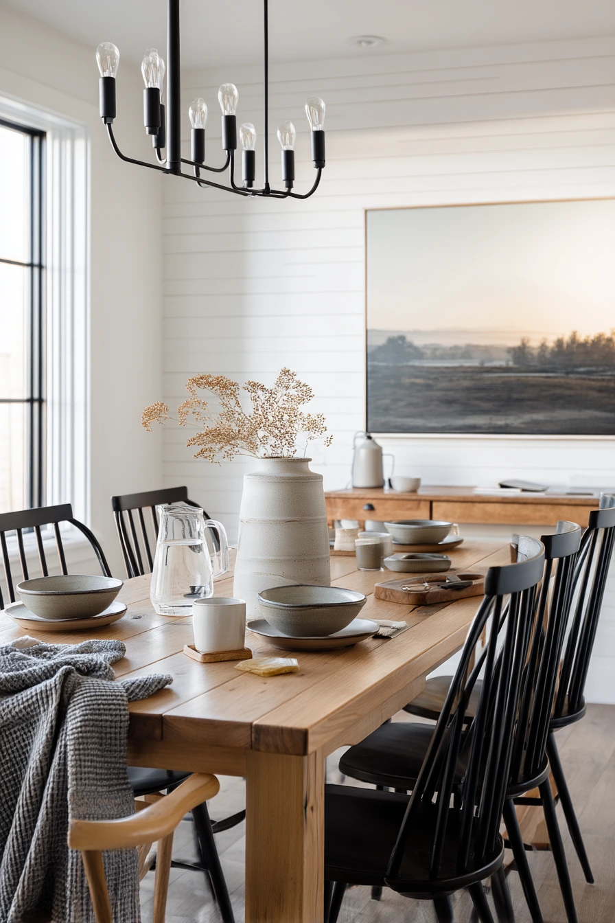 farmhouse dining room ideas 16