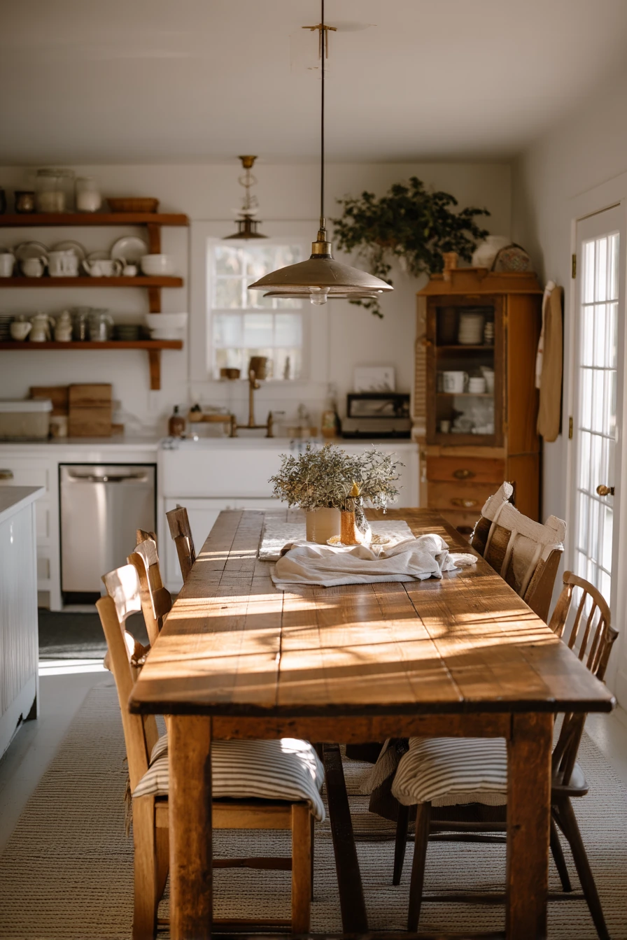 farmhouse dining room ideas 29