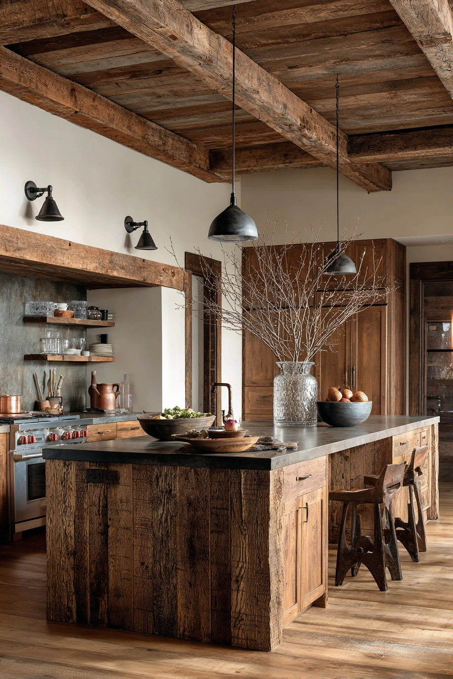 farmhouse kitchen decor ideas 35