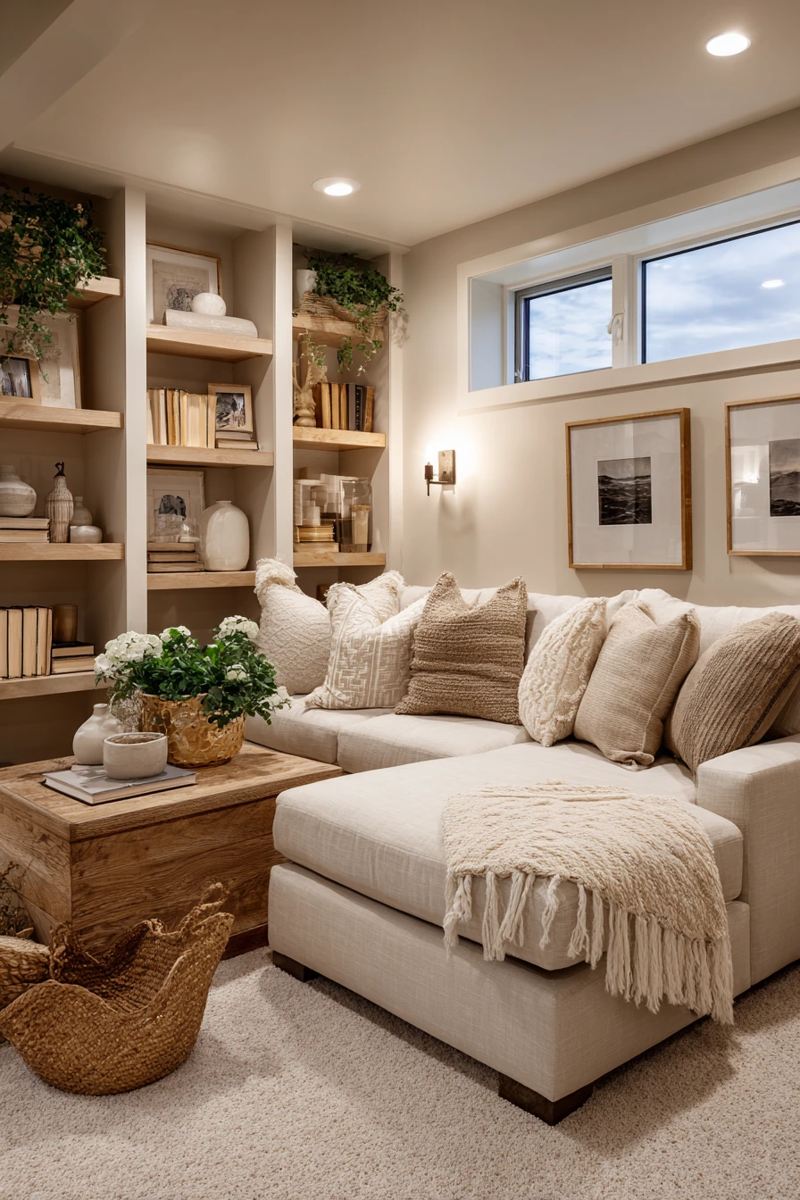 finished basement ideas 35