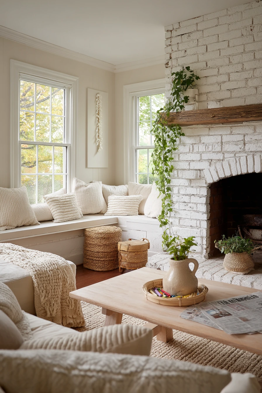 floor to ceiling fireplace ideas 23