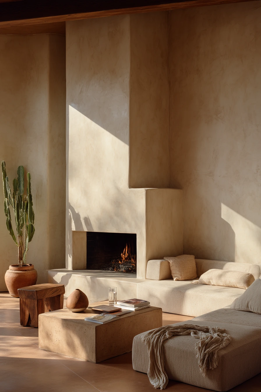 floor to ceiling fireplace ideas 26
