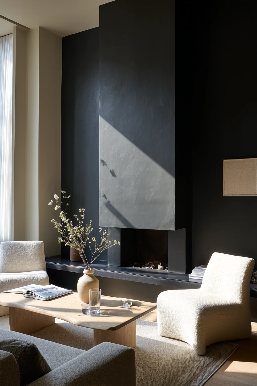 floor to ceiling fireplace ideas 7
