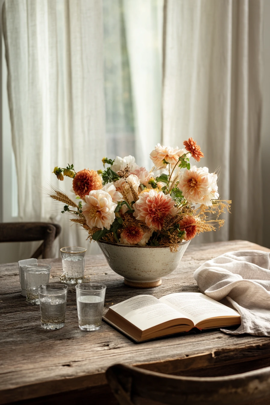 floral thanksgiving centerpiece 3
