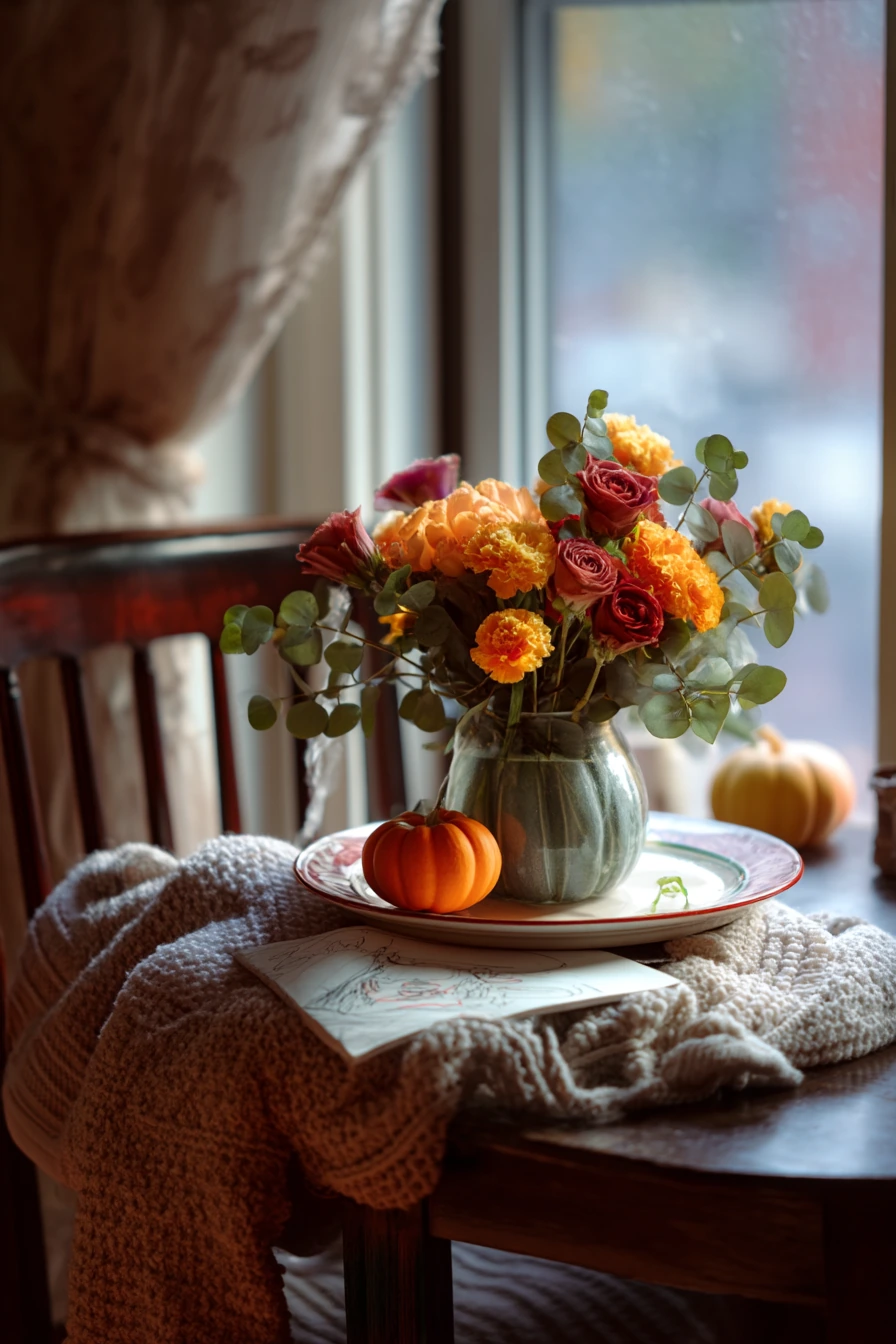 floral thanksgiving centerpiece 6