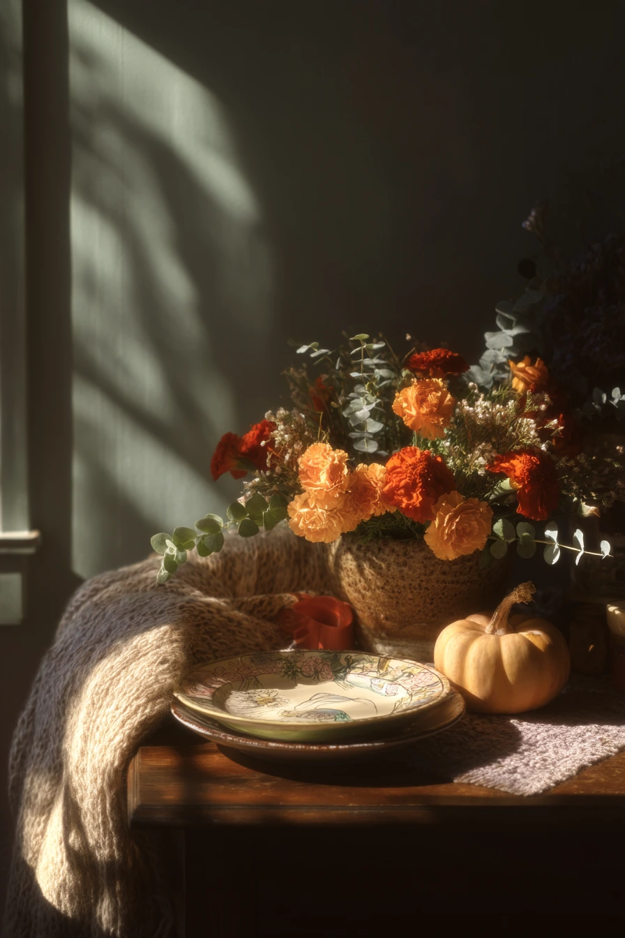 floral thanksgiving centerpiece 7