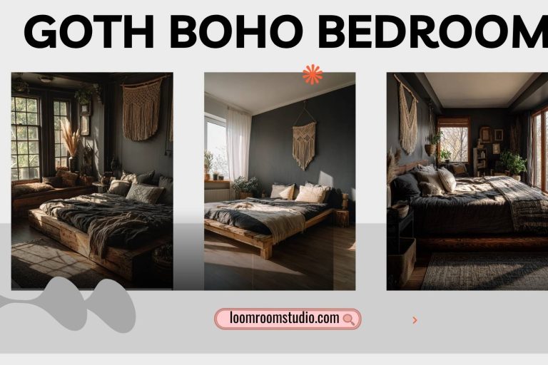 goth boho bedroom