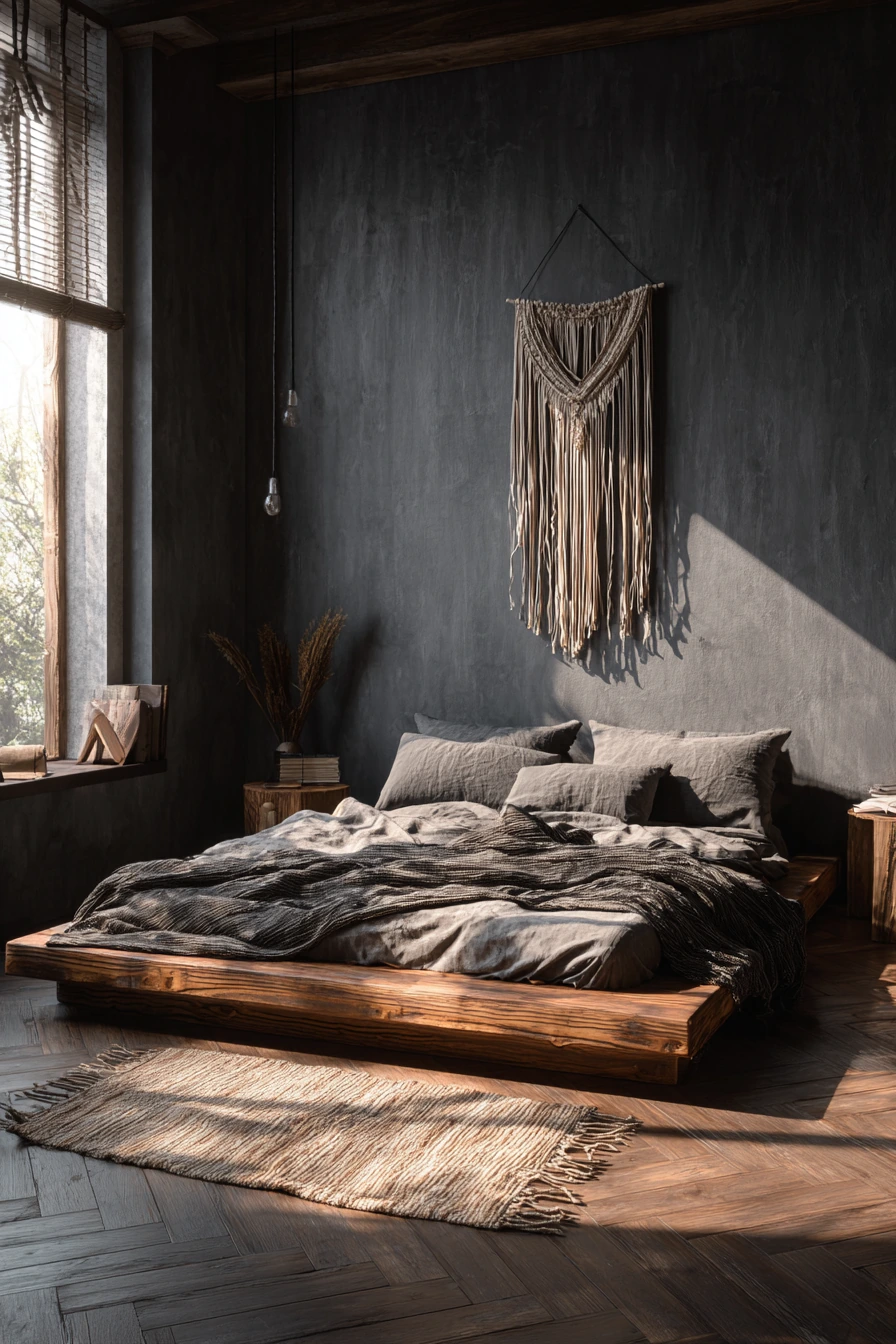 goth boho bedroom 10