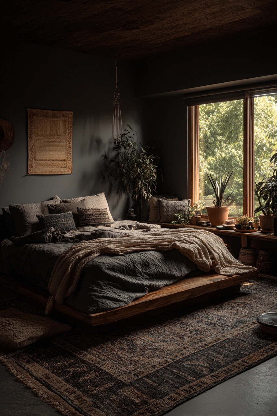 goth boho bedroom 20