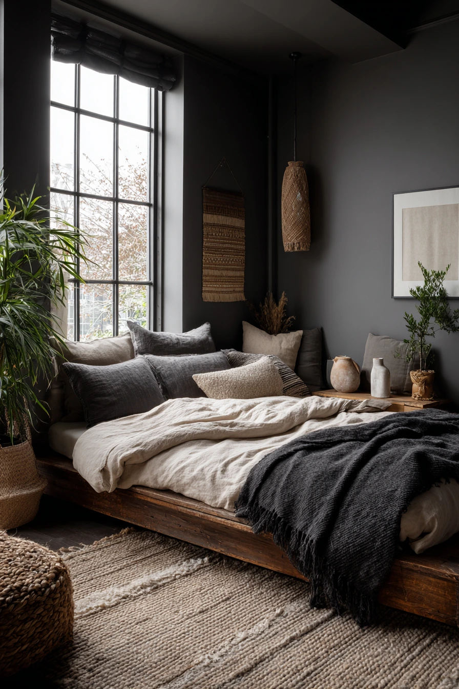 goth boho bedroom 24