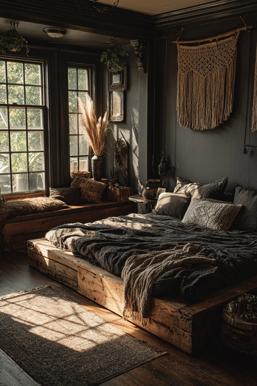 goth boho bedroom 3