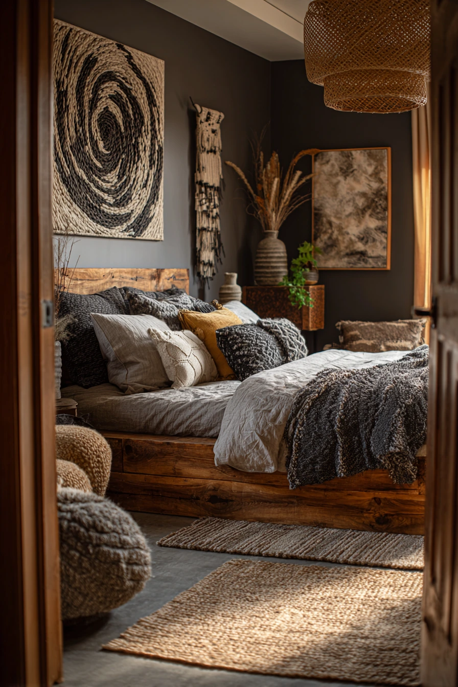 goth boho bedroom 31