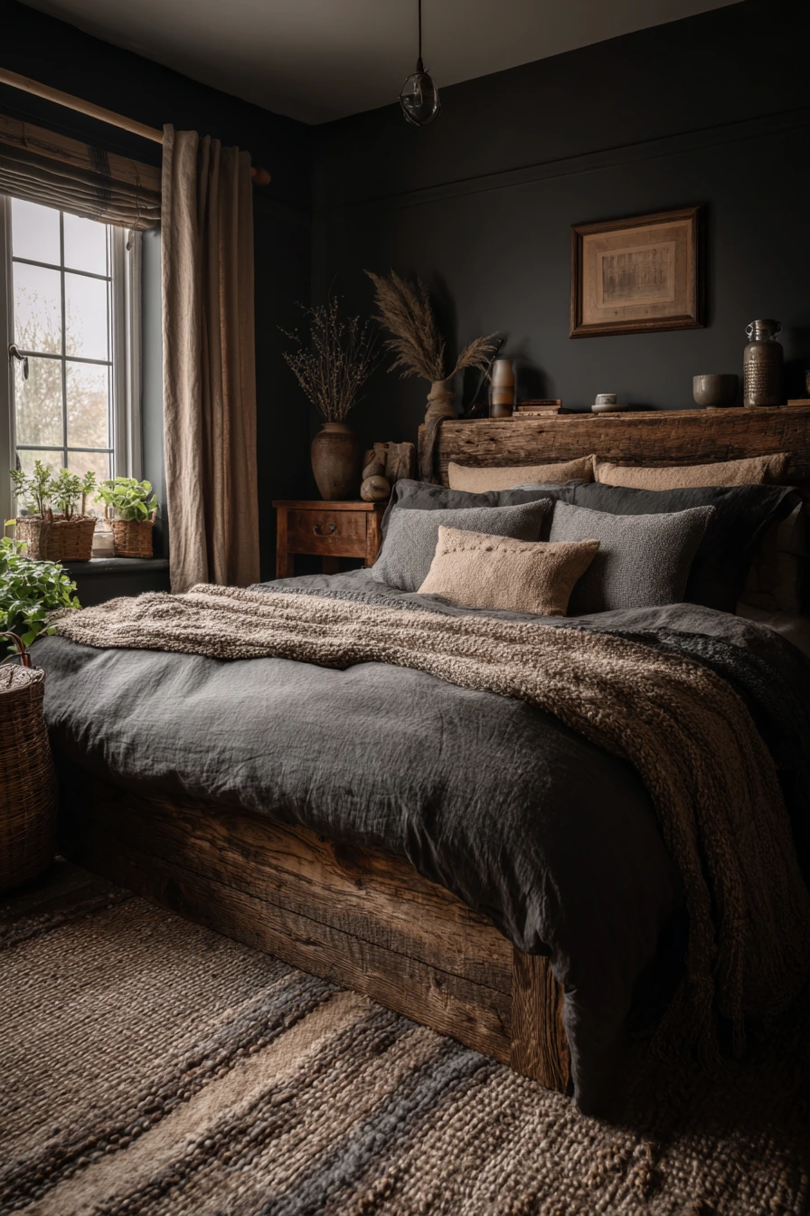 goth boho bedroom 36