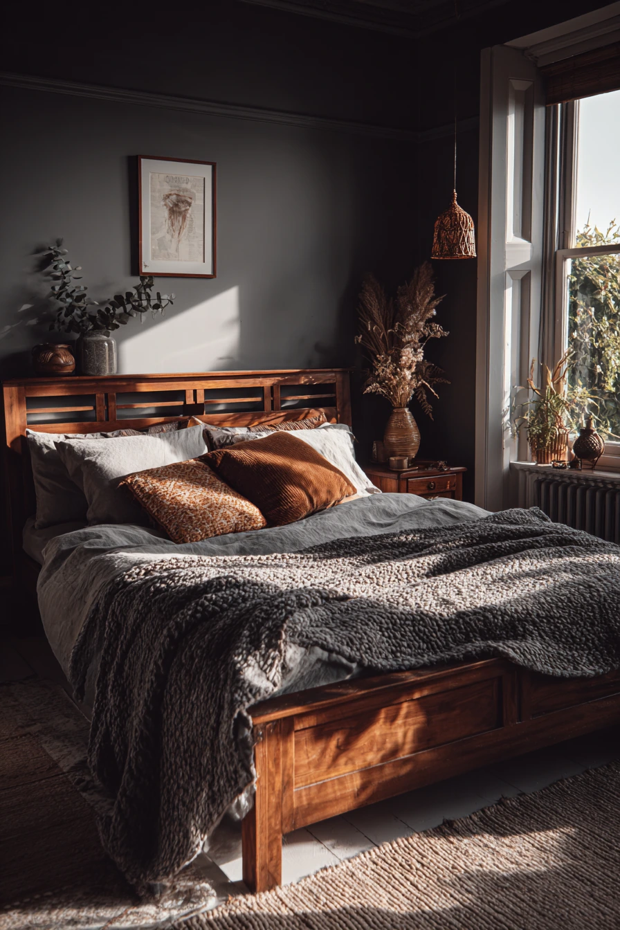 goth boho bedroom 39