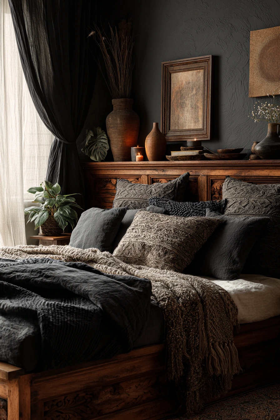 goth boho bedroom 6