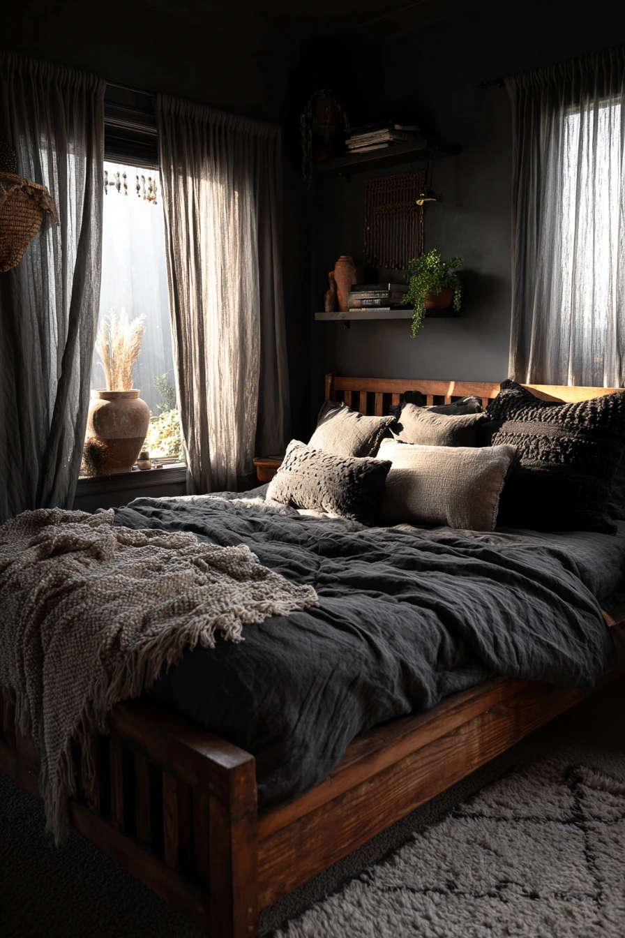 goth boho bedroom 7