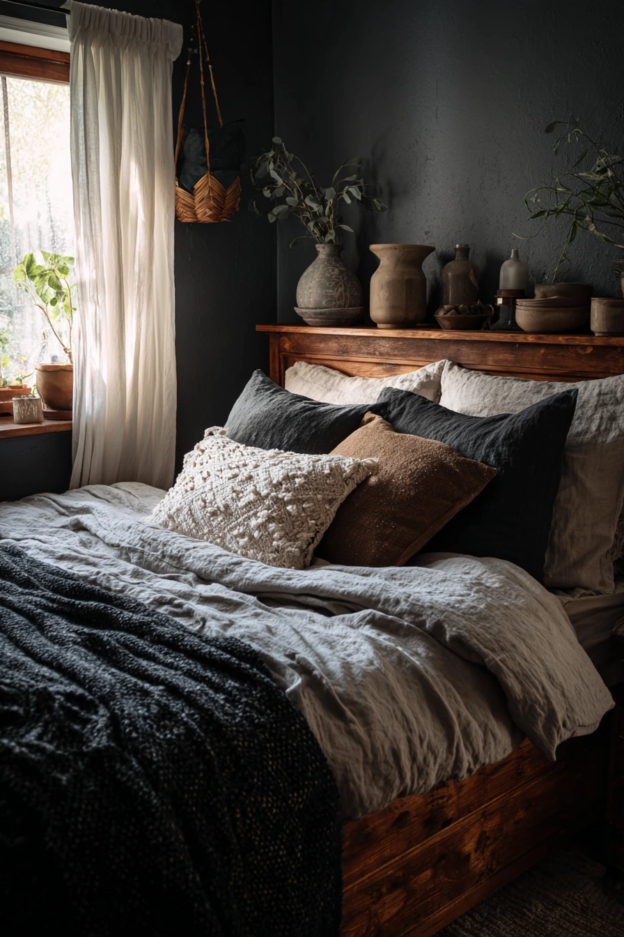 goth boho bedroom 8