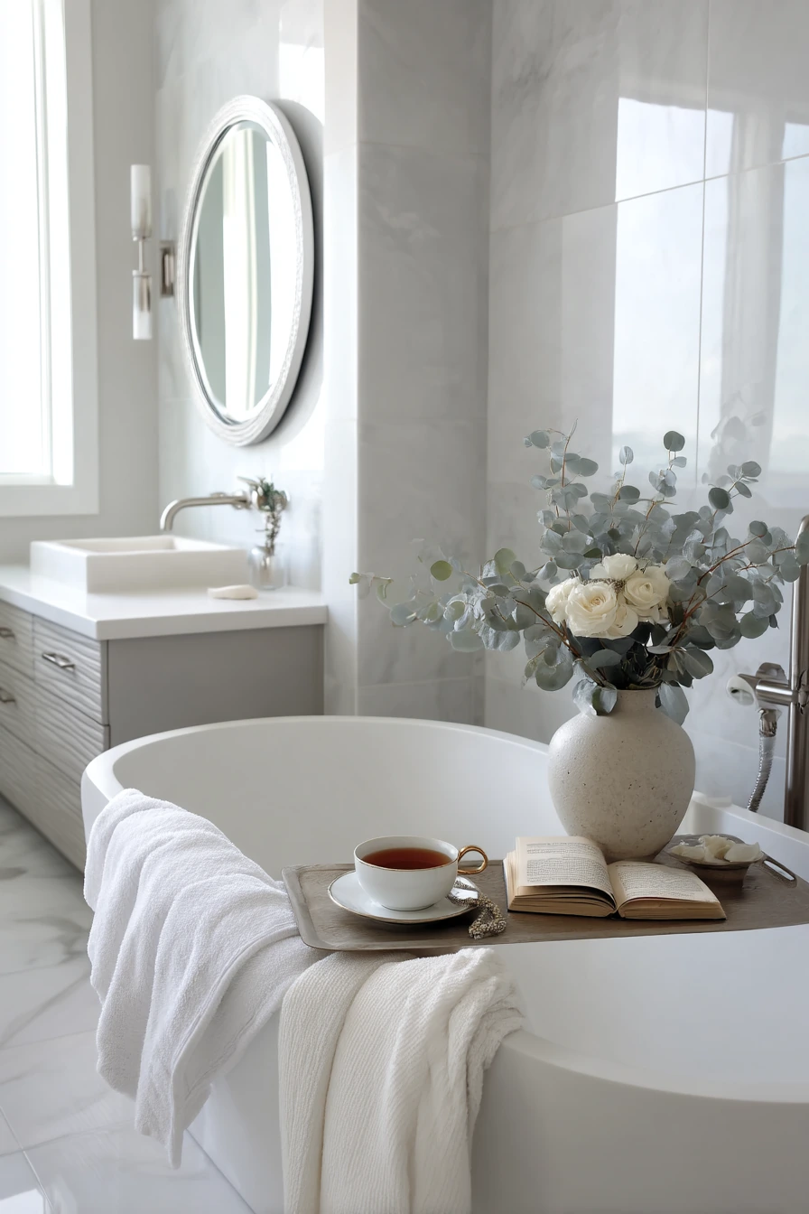 gray bathroom ideas 17
