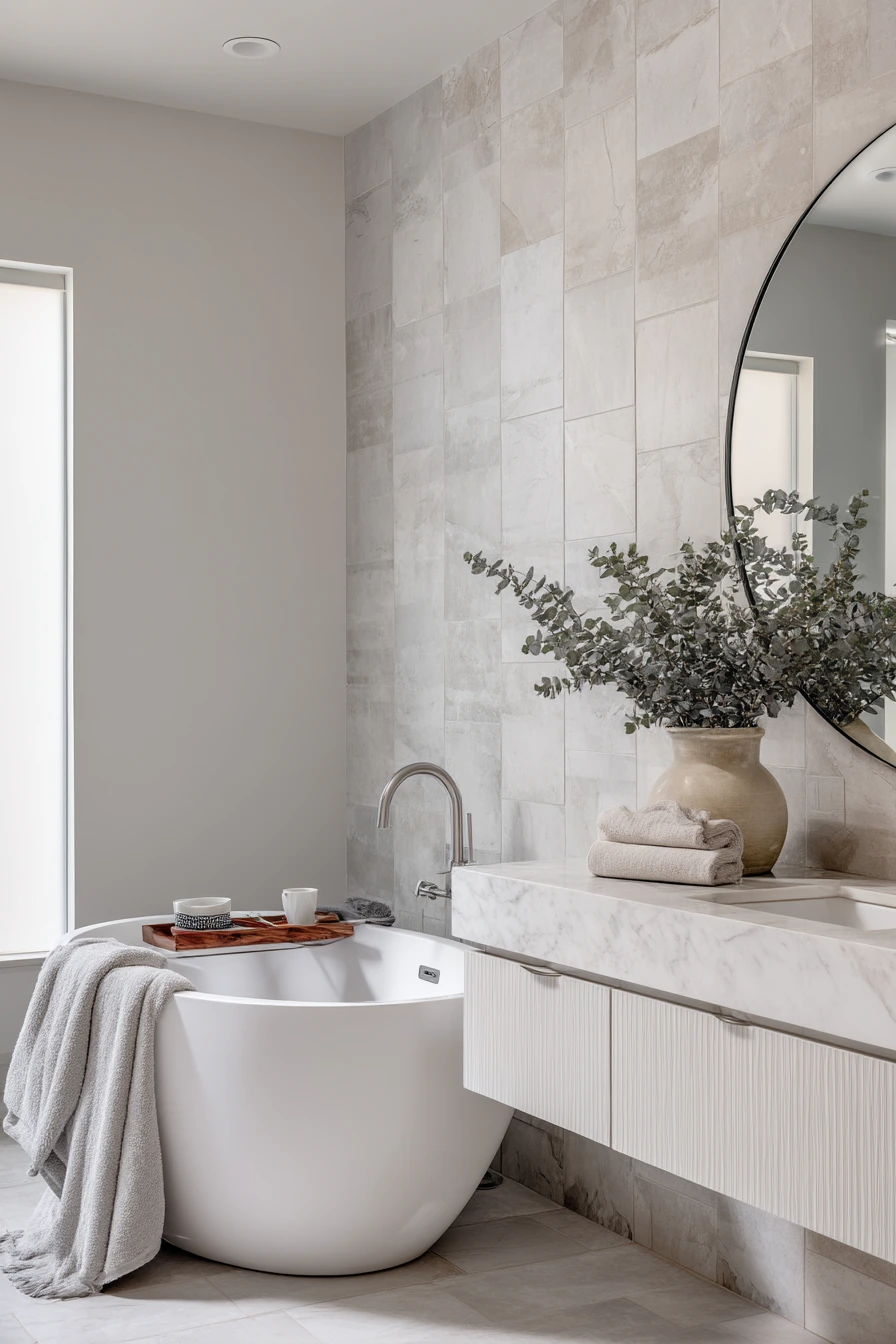 gray bathroom ideas 18