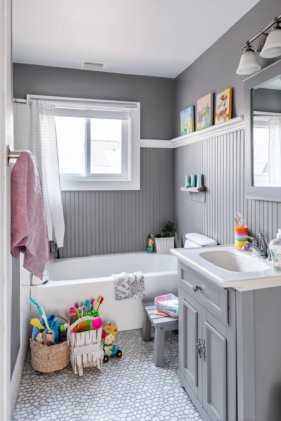 gray bathroom ideas 21