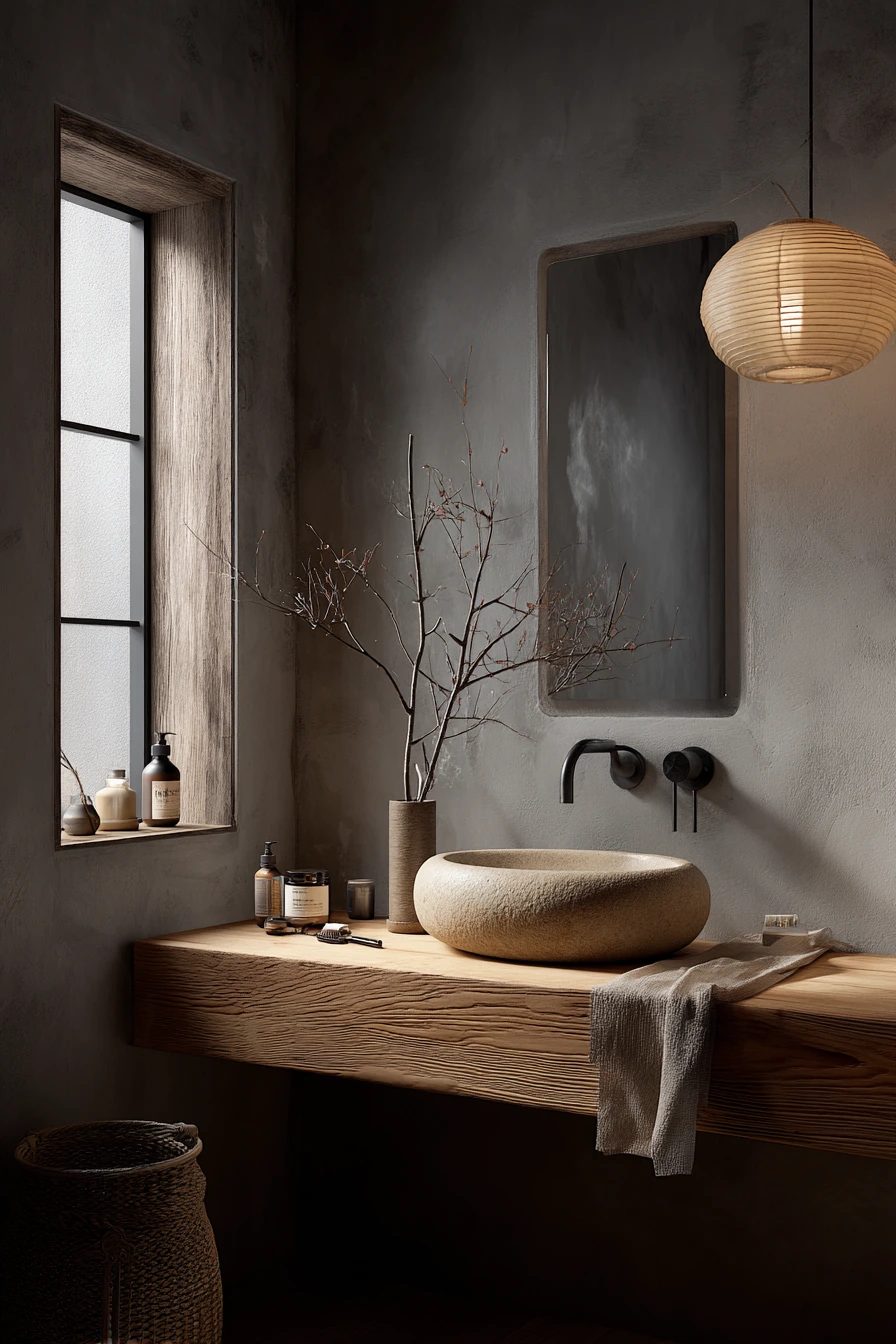 gray bathroom ideas 26