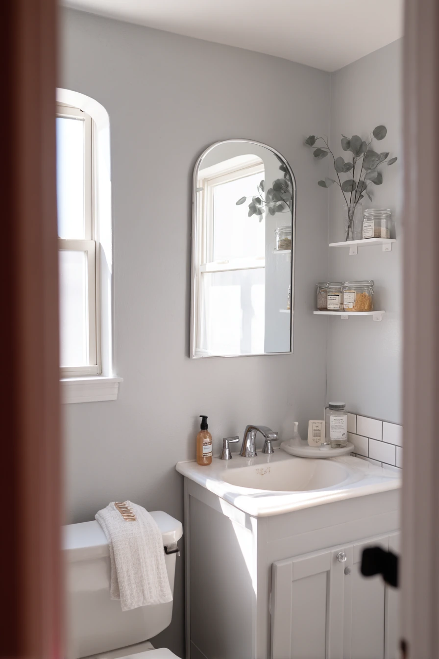 gray bathroom ideas 38