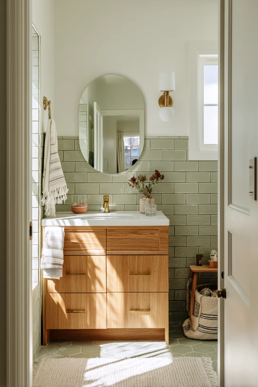 green bathroom ideas 1