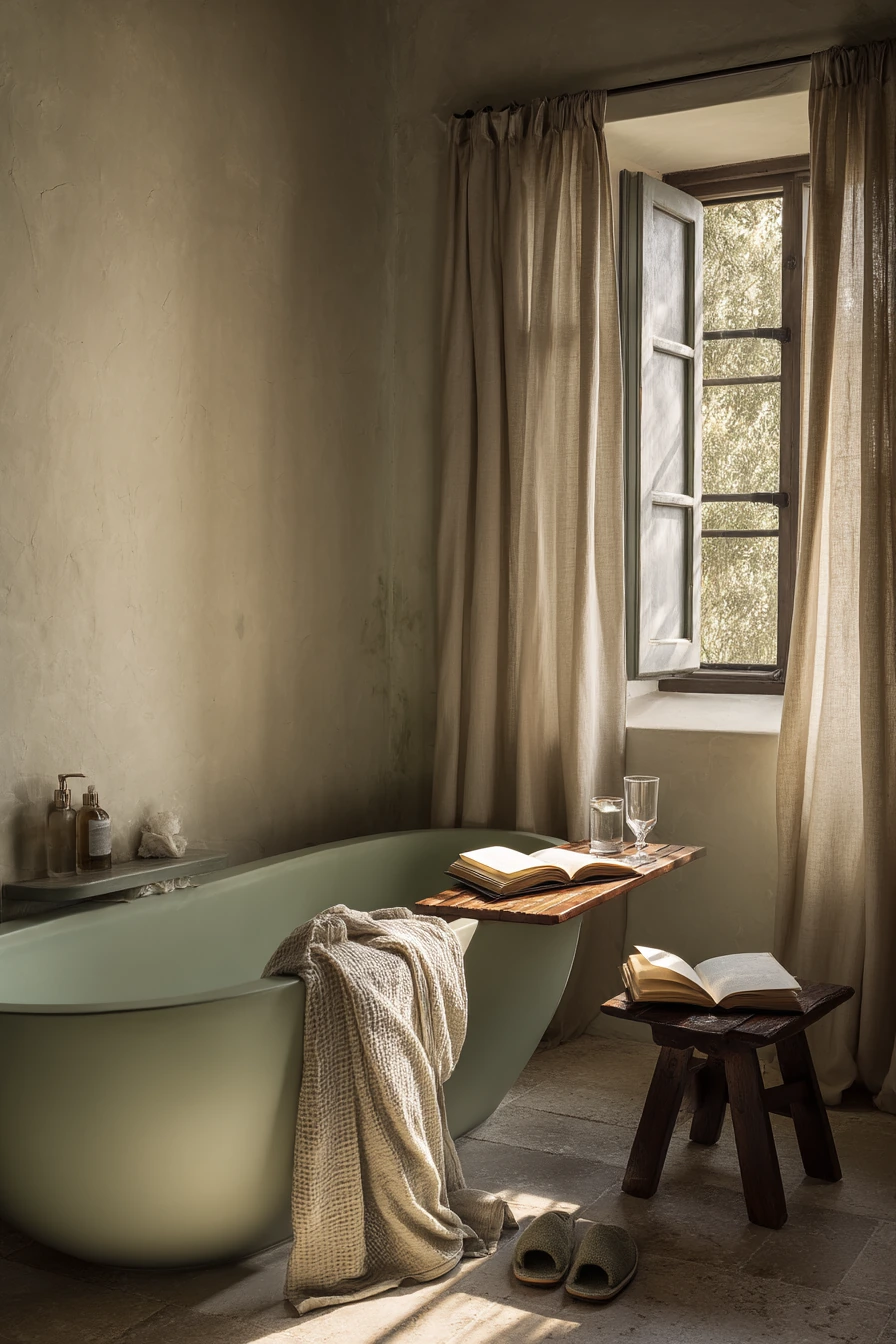 green bathroom ideas 12