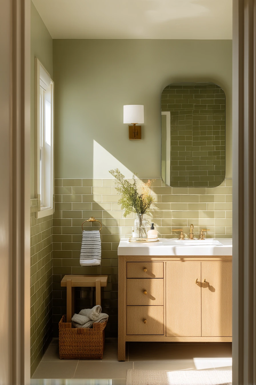 green bathroom ideas 2
