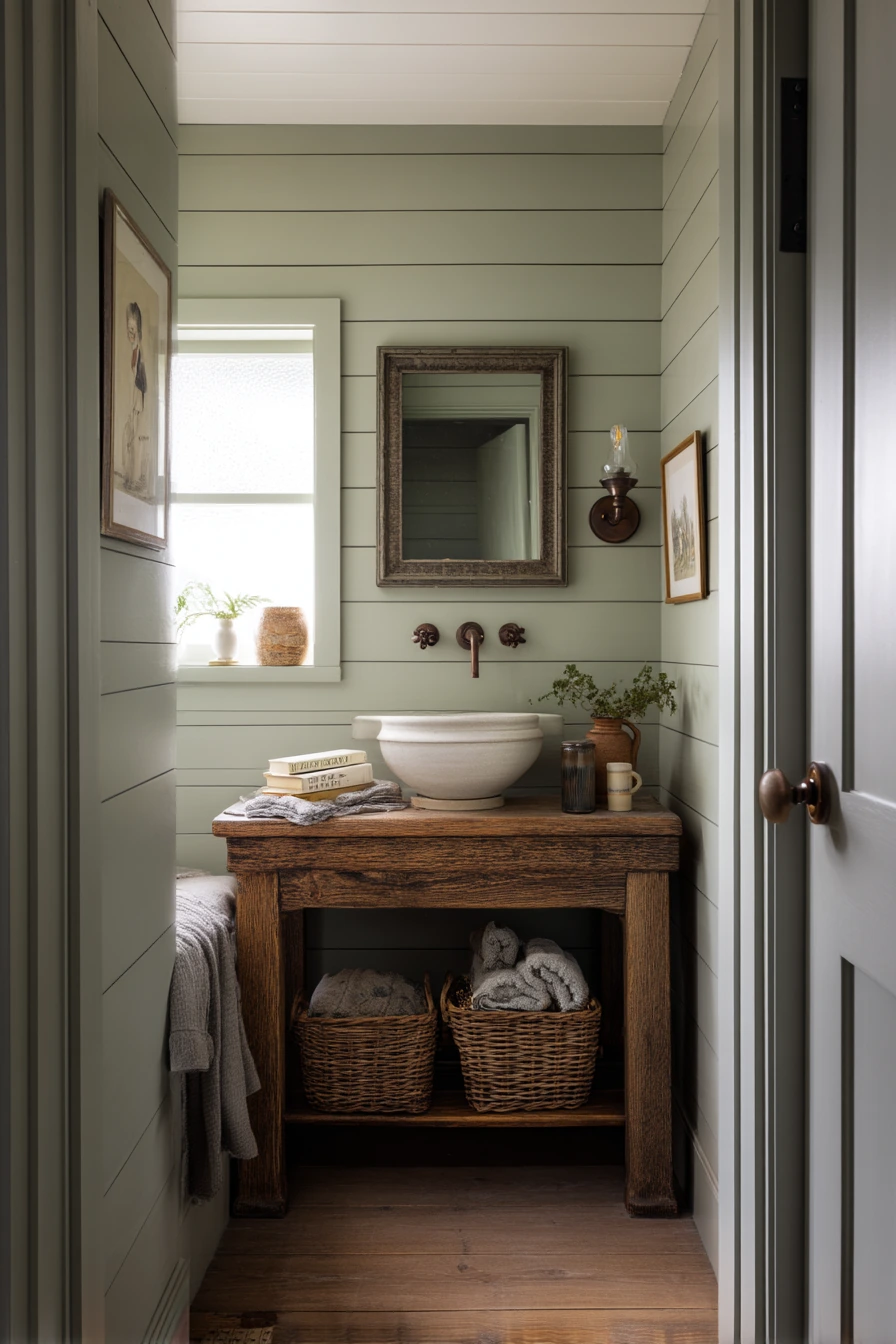 green bathroom ideas 25