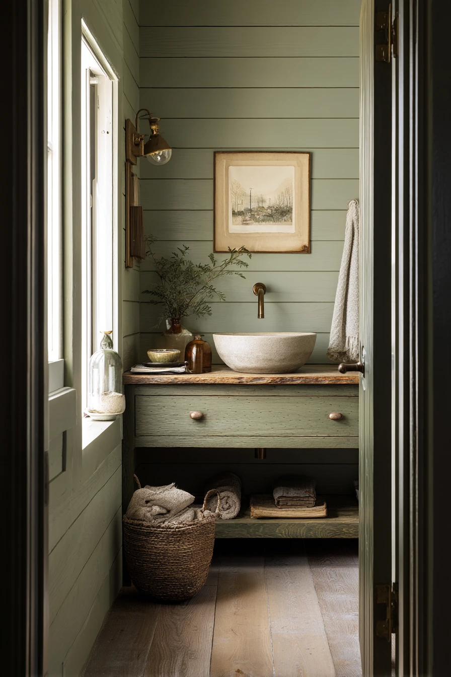 green bathroom ideas 27
