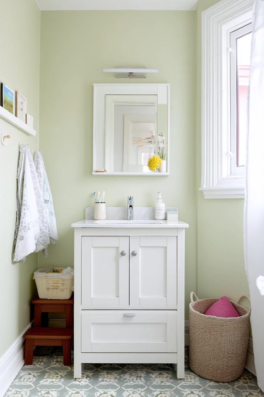 green bathroom ideas 34