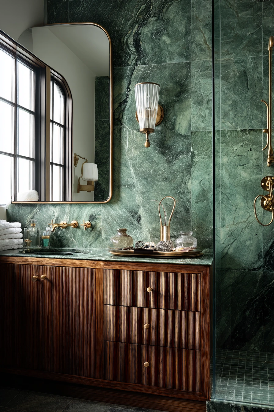 green bathroom ideas 37