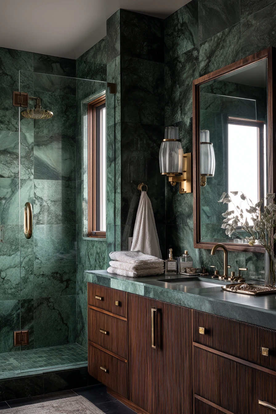 green bathroom ideas 38