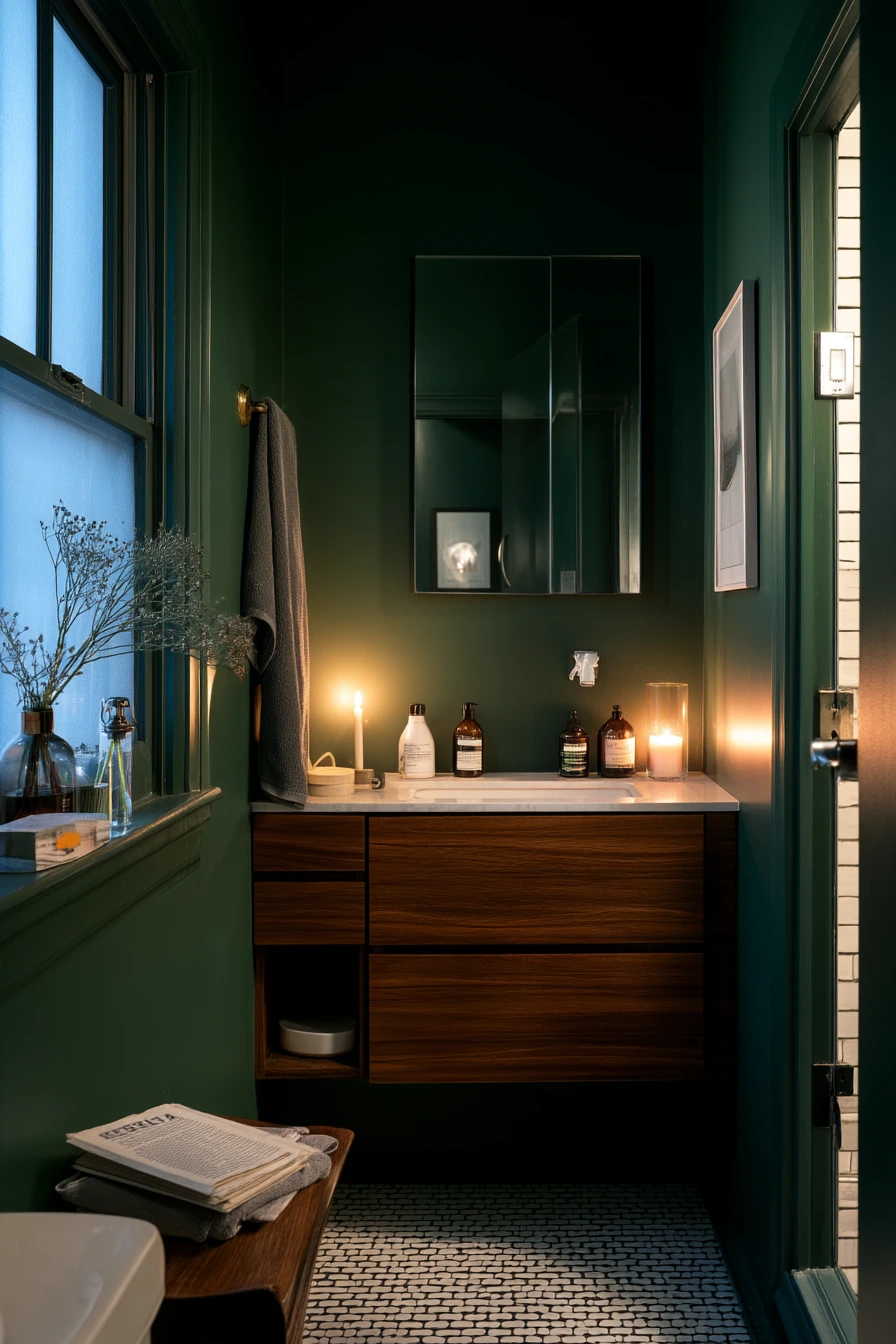 green bathroom ideas 7
