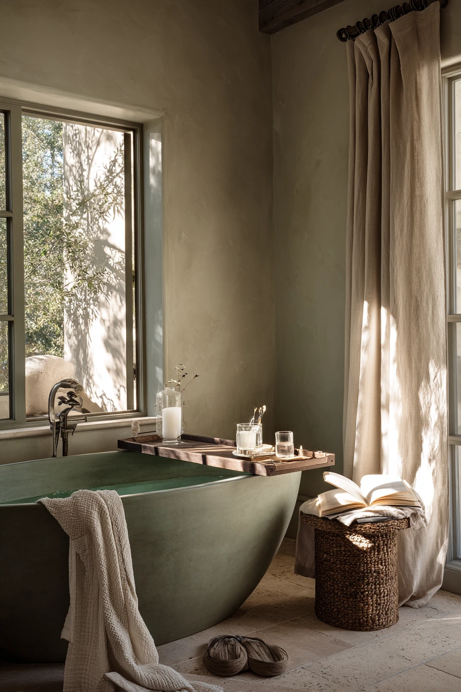 green bathroom ideas 9