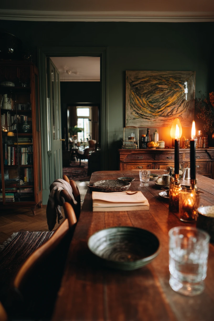 green dining room ideas 12