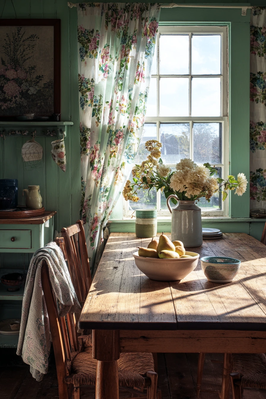 green dining room ideas 13
