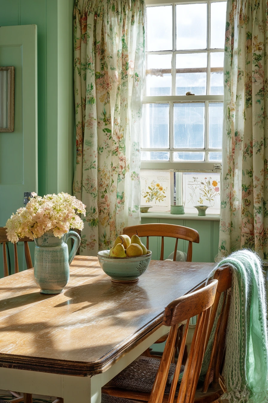 green dining room ideas 16