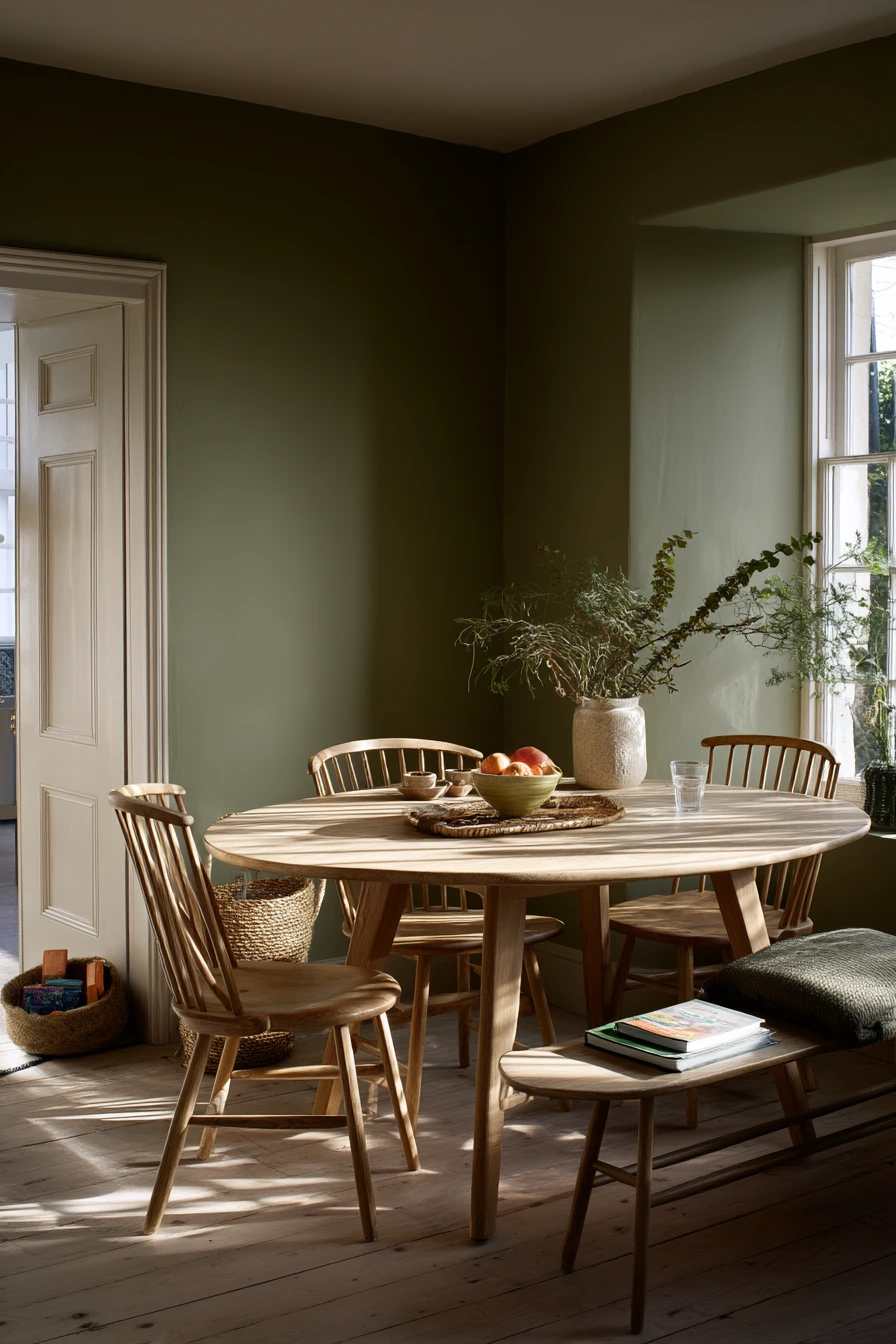 green dining room ideas 2