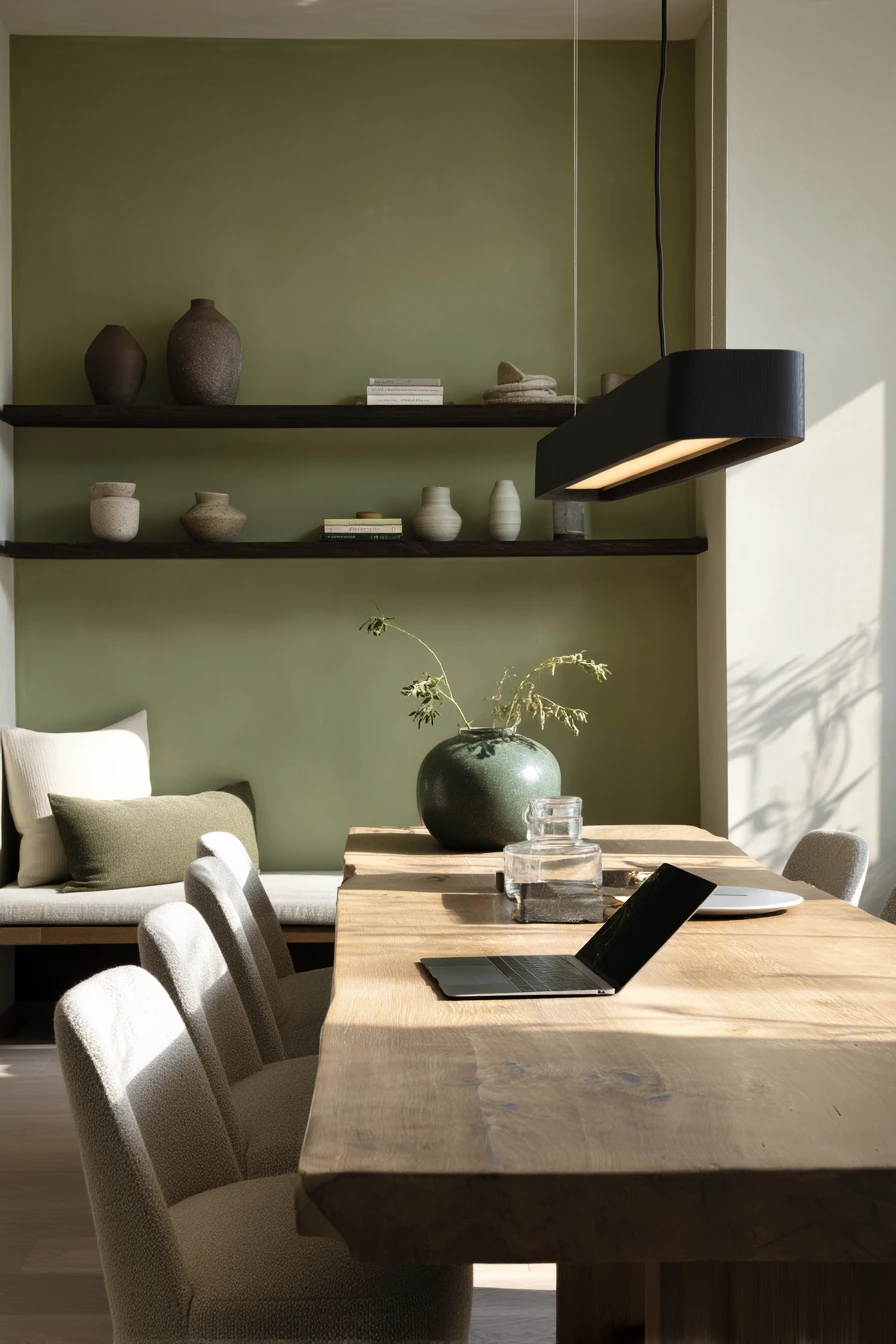 green dining room ideas 20