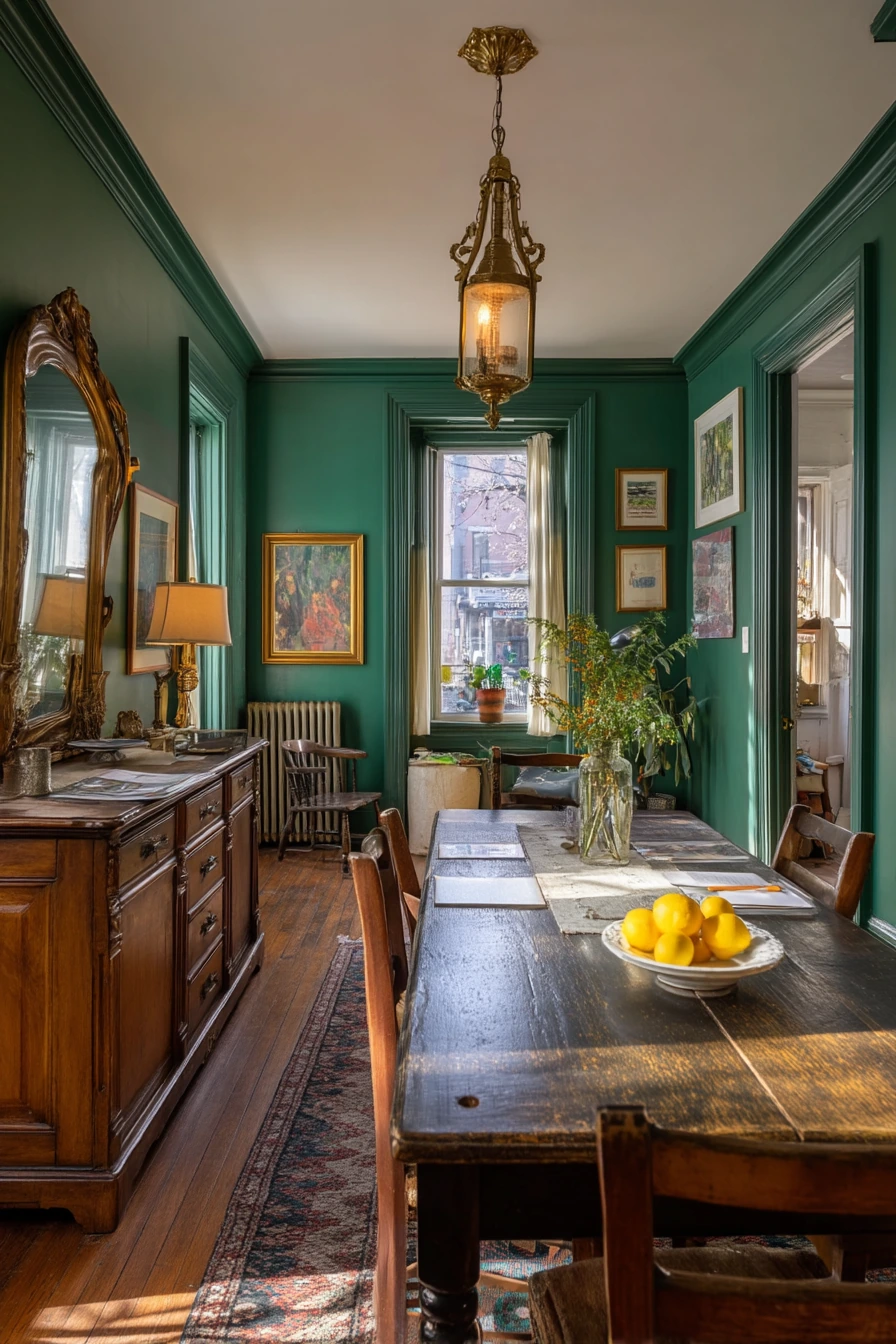 green dining room ideas 21