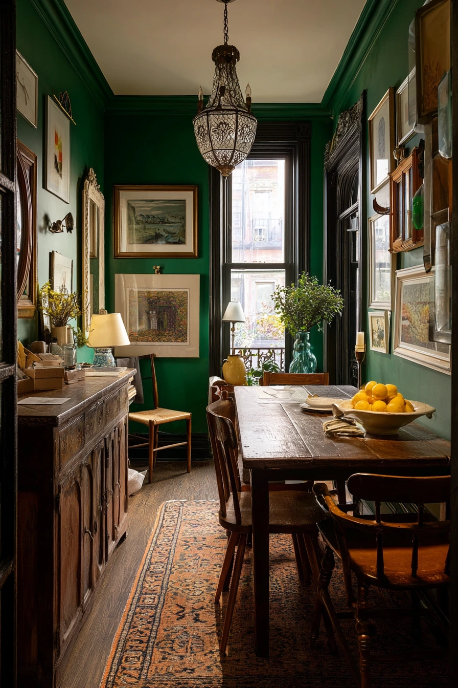 green dining room ideas 22