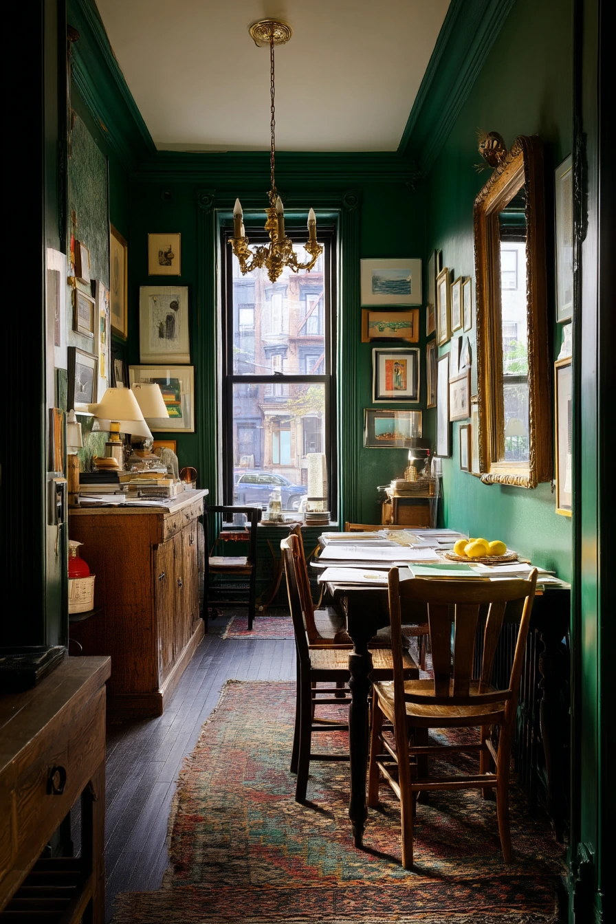 green dining room ideas 23