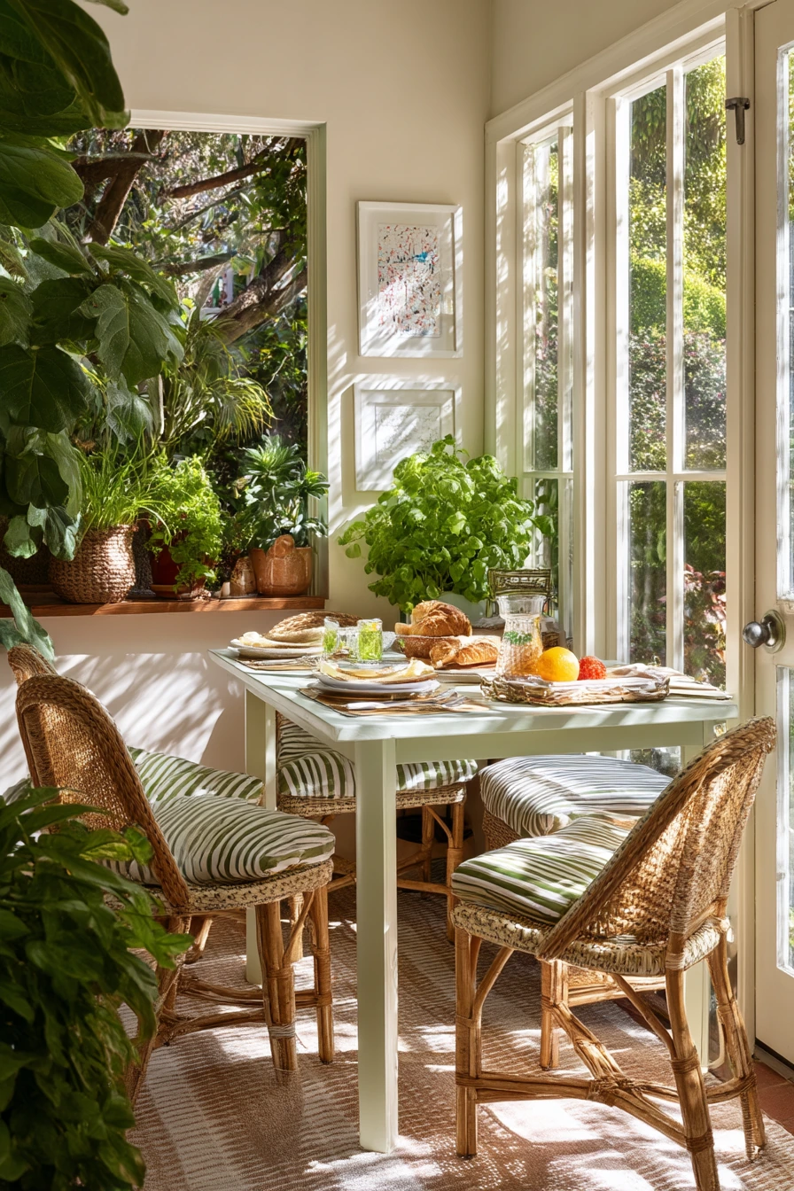 green dining room ideas 31
