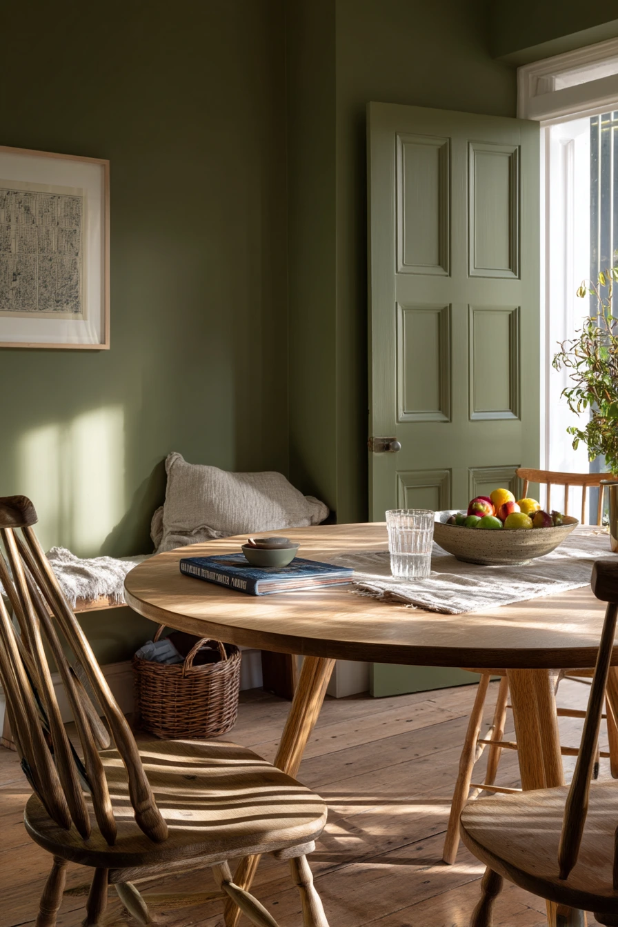 green dining room ideas 4