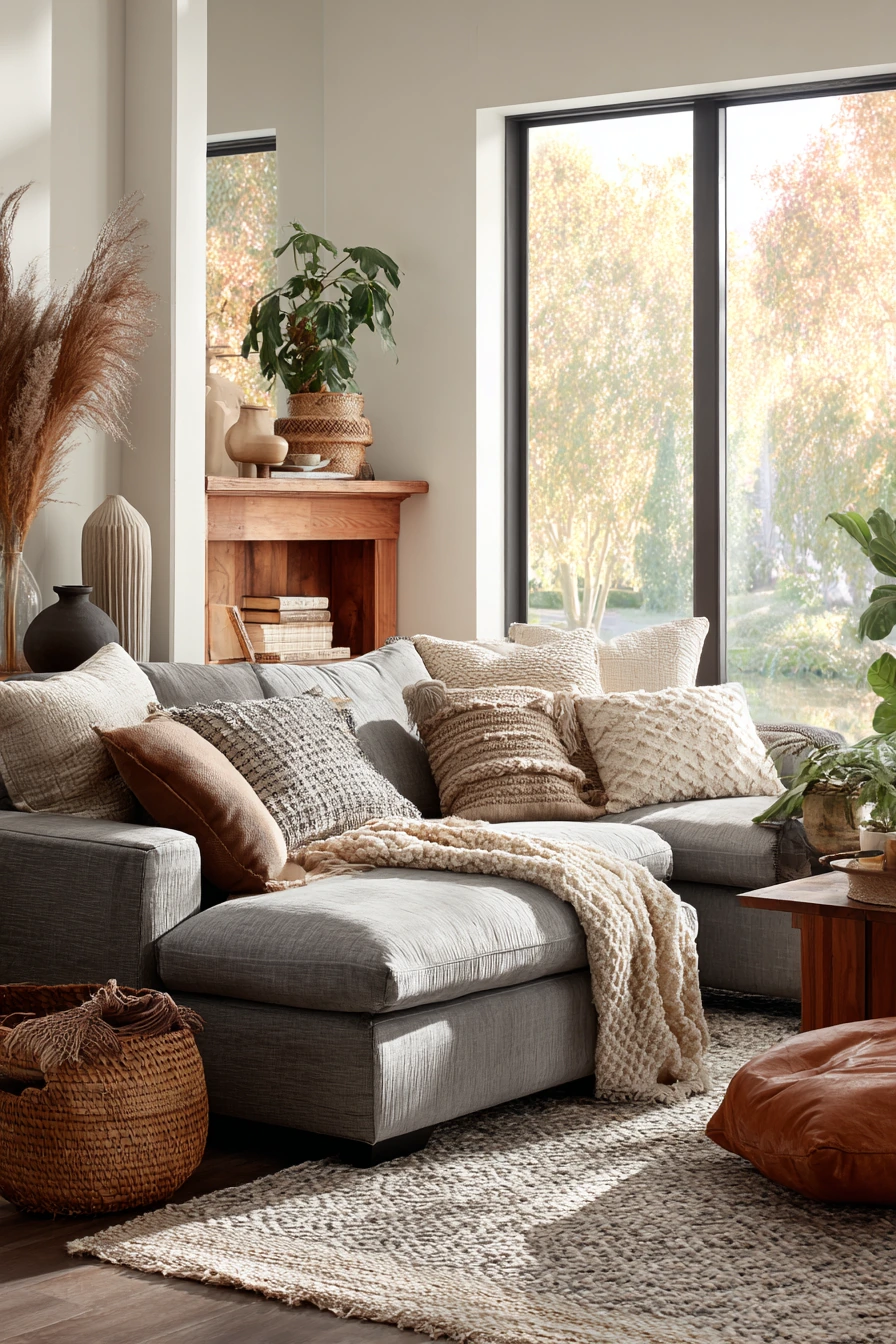 grey couch aesthetic 25